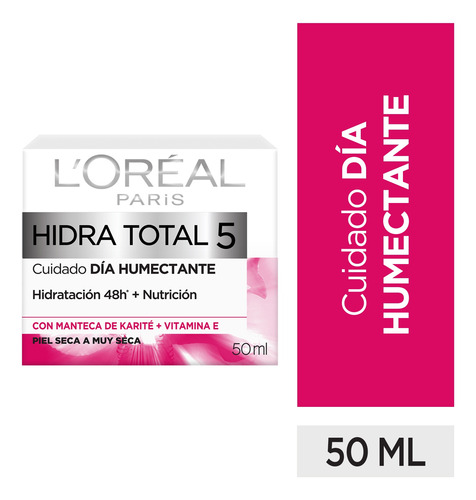 Crema Humectante Día Loréal Paris Hidra Total 5 50ml