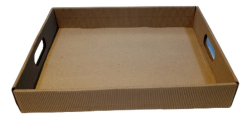 Bandeja Desayuno Microcorrugado Doble (40x30x6,5) Pack X 12u