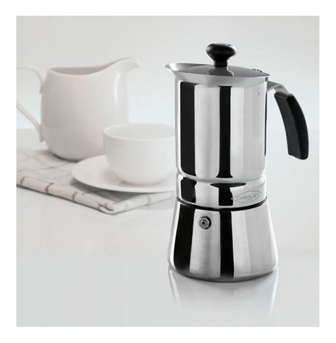 Imagen 2 de 3 de Cafetera Italiana Oroley Arges Induccion 9 Tazas