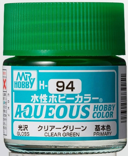 Mr Hobby Aqueous Color H94 Clear Green Verde Transparente 