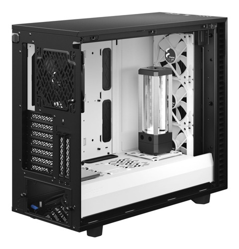 Gabinete Fractal Design Define 7 Vidrio T Negro Y Blanco