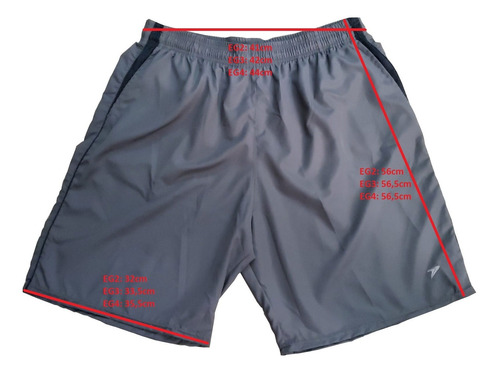 Bermuda Titan V Shorts Calção Masculino Plus Size Poker