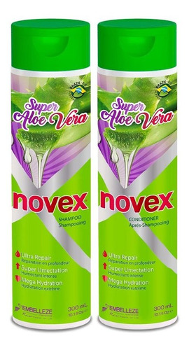 Super Aloe Vera - Juego De Champú Y Acondicionador (10.1 .