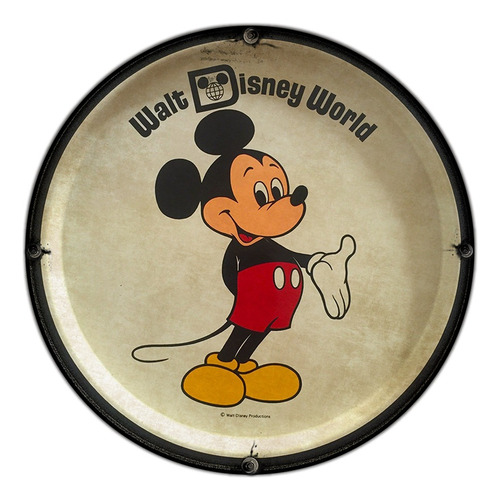 #189 - Cuadro Decorativo Vintage / Mickey Mouse No Chapa 