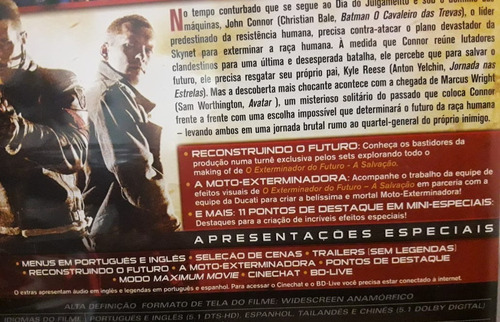 Imagem 3 de 5 de Blu-ray - O Exterminador Do Futuro: A Salvação