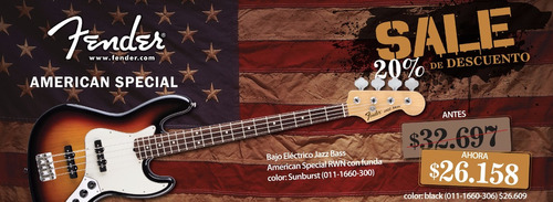 Bajo Fender American Special Jazz Bass