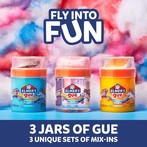 Elmers Gue Slime Prefabricado, Kit De Limo Dream Unicorn, In