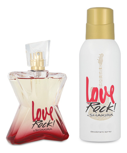 Set Shakira Love Rock 2pz 80ml Edt Spray - Mujer