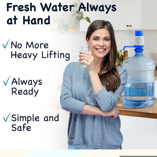 For Bomba De Agua Manual For Botella De 5 Galones Ajuste