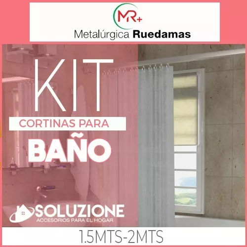 Kit Cortina de Baño – Metalúrgica Ruedamas