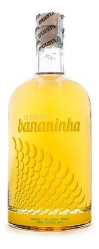 Cachaça Bananinha D'gusta 750 Ml - Licor
