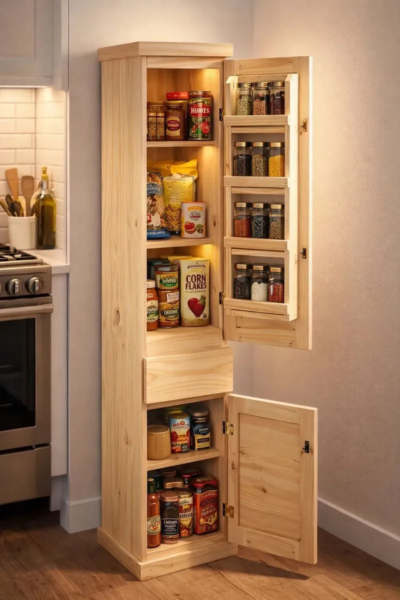 Despensero De Cocina Con Especiero 40cm