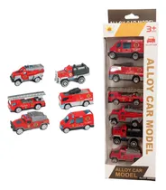 Comprar Set Autos X6 Vehiculos Salud Surtidos Camion Bomberos Febo