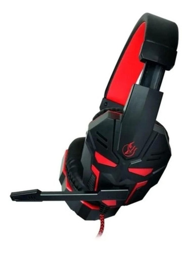 Headset Gamer Kross Spectrum Preto E Vermelho Ke-hs096