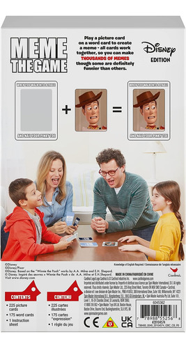 Spin Master Games Meme The Game, Disney Version Funny Cards