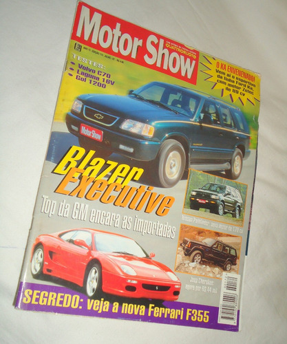 Revista Motor Show N° 172 Julho 1997 Blazer Executive