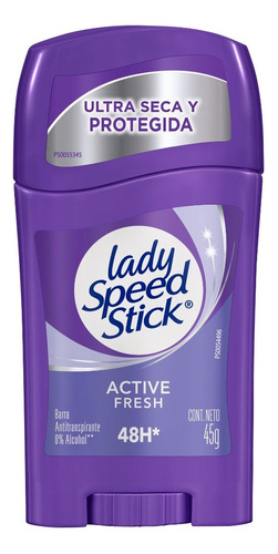 Desodorante Lady Speed Stick Active Fresh Mujer 45g