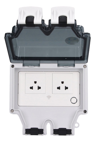 Enchufe Exterior Wifi Ip66 A Prueba De Agua, 2 Puertos