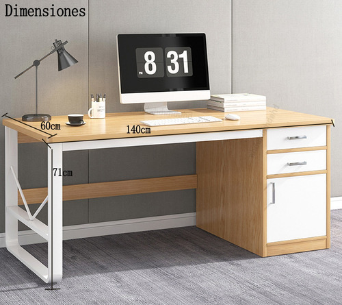Madera Moderna Escritorio Homeoffice Estudiantil Profesiona