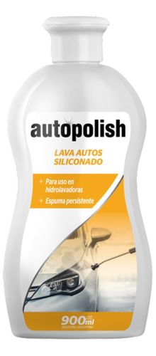 Shampoo Lava Auto Siliconado Hidrolavadora Autopolish 900 M