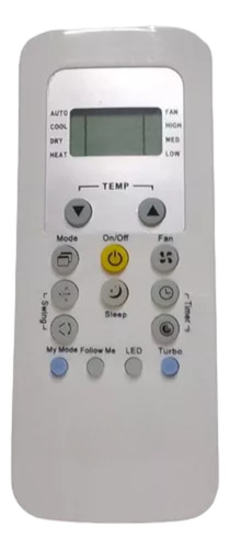 Control Remoto Para Minisplit Carrier Up Modelo 40upc183a-e
