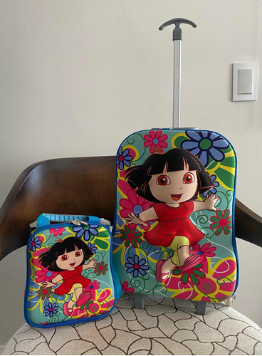 Valija Carry On Y Lunchera Dora La Exploradora Usa Tb Minnie