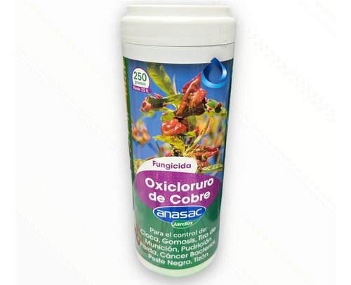 Fungicida Oxicloruro De Cobre 250 Gr Anasac