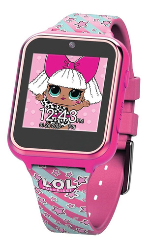 Reloj Mujer L.o.l. Surprise! Lol4104 Cuarzo Pulso Rosado En 