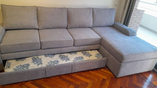 Sillon Sofa Esquinero Premiun Con Carro Cama Elevable 3.00