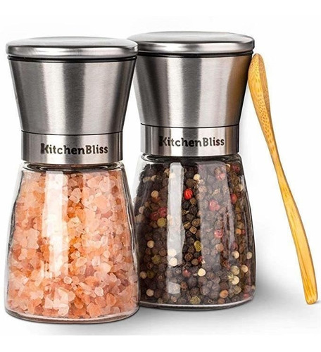 Sal Y Pimienta Grinder Profesional Set - Prima De Acero Inox