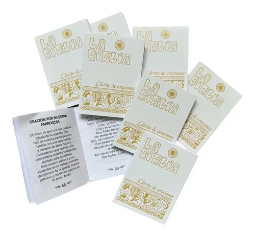 comprar 100 Mini Libros De Oraciones En Forma De Biblia