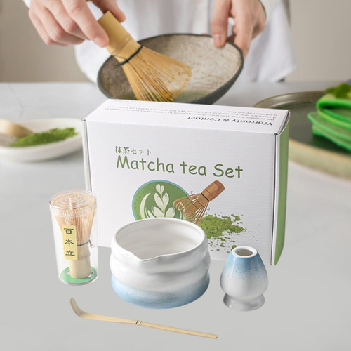 Matcha Watch And Bowl Idea De Regalo Única Gradiente Azul