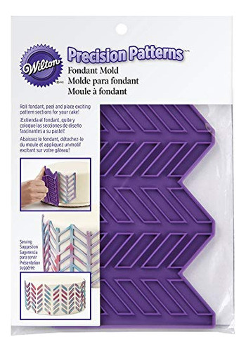 Molde De Silicona Wilton Herringbone Para Fondant