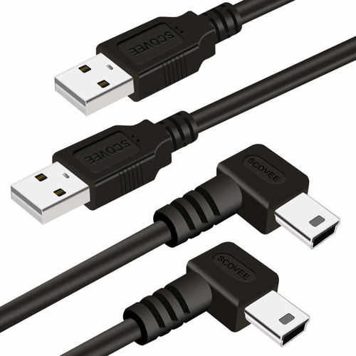 Cable Mini Usb De 90 Grados Para Garmin Nuvi Gps  Canon Powe