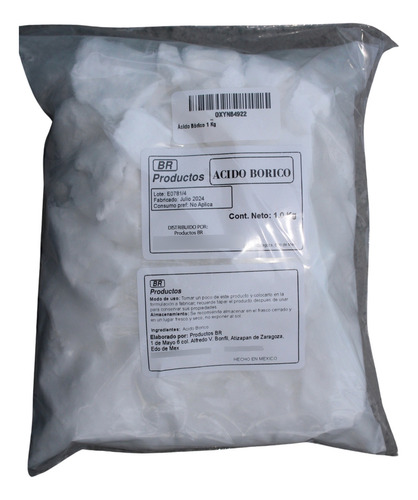 Acido Borico Paq. 5 Kg