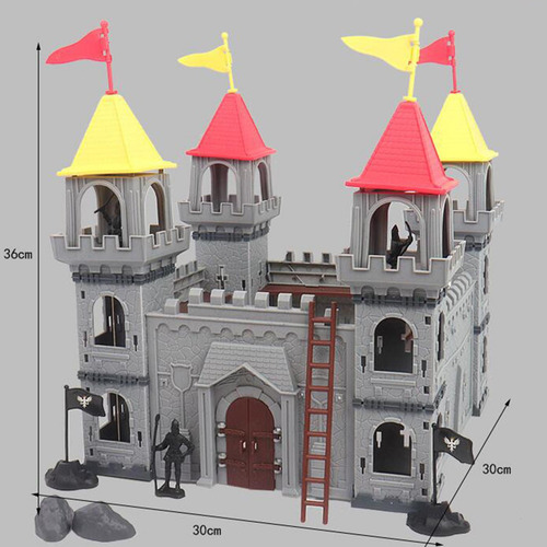 19 Unids/set Deluxe Castle Base Set De Vehículos De A