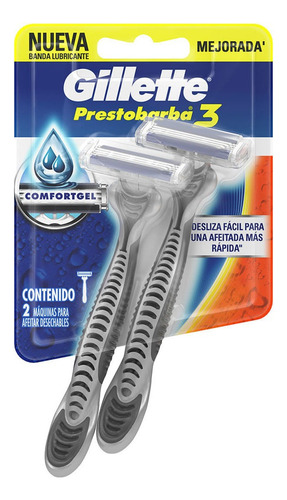 Maquina De Afeitar Gillette Prestobarba 3 Men X2u