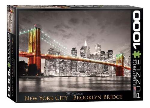 Rompecabezas Del Puente De Brooklyn De La Ciudad De Nueva Yo