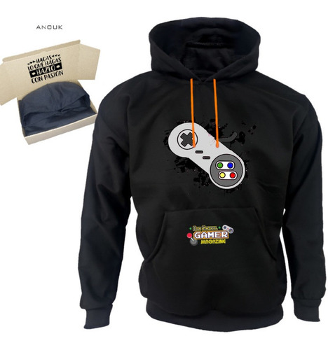 Imagen 9 de 10 de Buzo Hoodie Artesanal Saco Gamer Clasico Videojegos Unisex