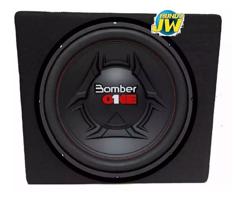 Subwoofer Bomber One 10 Pulgadas 200 Rms + Cajon Sellado