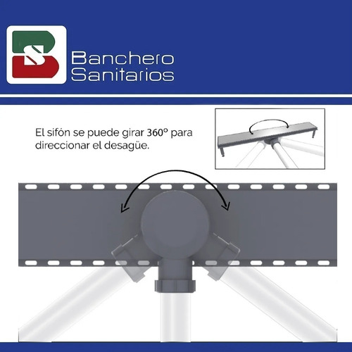 Desagüe Lineal 30 Cm Abs Rejilla Acero Inox Ideal P