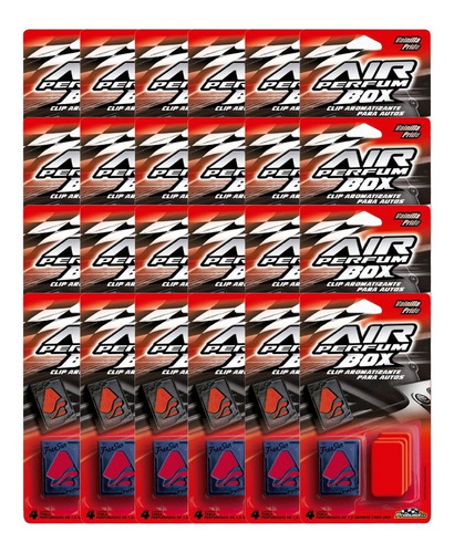 Aromatizante Para Auto Con Difusor Con Tabletas Pack 24un