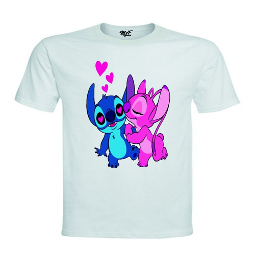 Poleras Stitch Angel Premium Niños, Jovenes, Adultos