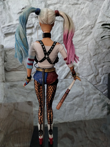 Boneca Barbie Collector Customizada De Arlequina