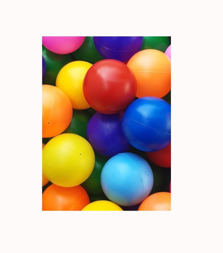 Pelotas Plasticas Para Piscinas De Pelotas, Set 100 Unidades