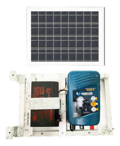 Eletrificador De Cerca Rural Solar Sm70-b 80 Km Monitor