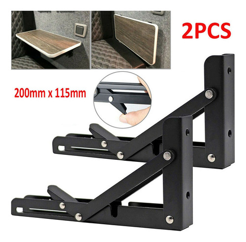 Estantería De Mesa Plegable Para Autocaravana, 2 Unidades
