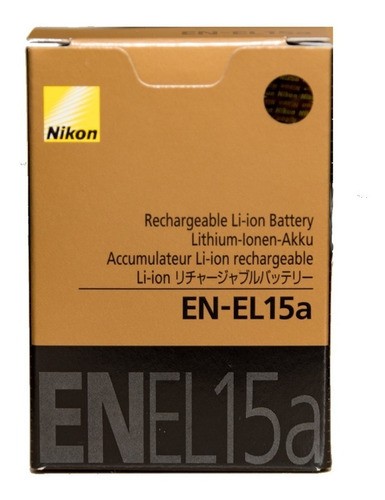 Imagen 3 de 4 de Bateria Nikon El-el15a En El15a D800 D810 D850 D7000 Mh25