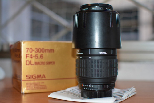 Objetivo Sigma 70-300mm/f4-5.6 Dl Macro ( Para Nikon )