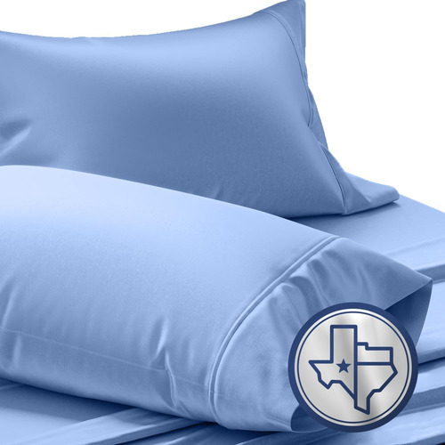 Texas Linen Co. Fundas De Almohada Lujosamente Suaves De Cal